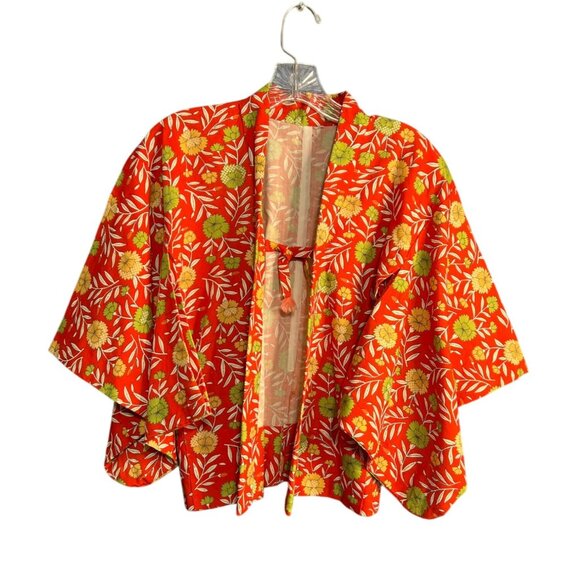 Vintage Floral Kimono Jacket Handmade - Picture 5 of 5